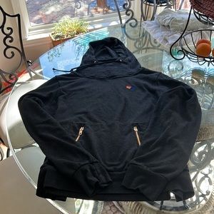 XXL charcoal, ninja sweatshirt. got here. too long enough. asking same price